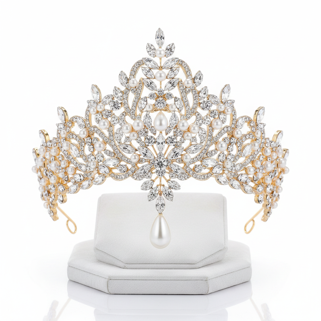 Dubai Bridal Tiara — Luxury Wedding Crown