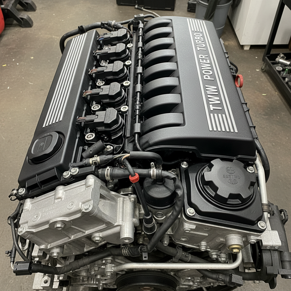 Двигател BMW N42 - изглед отгоре