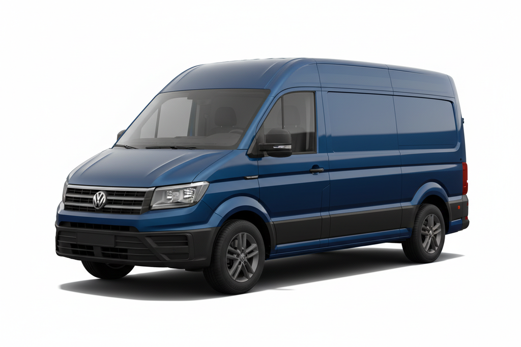 Volkswagen Crafter син товарен бус