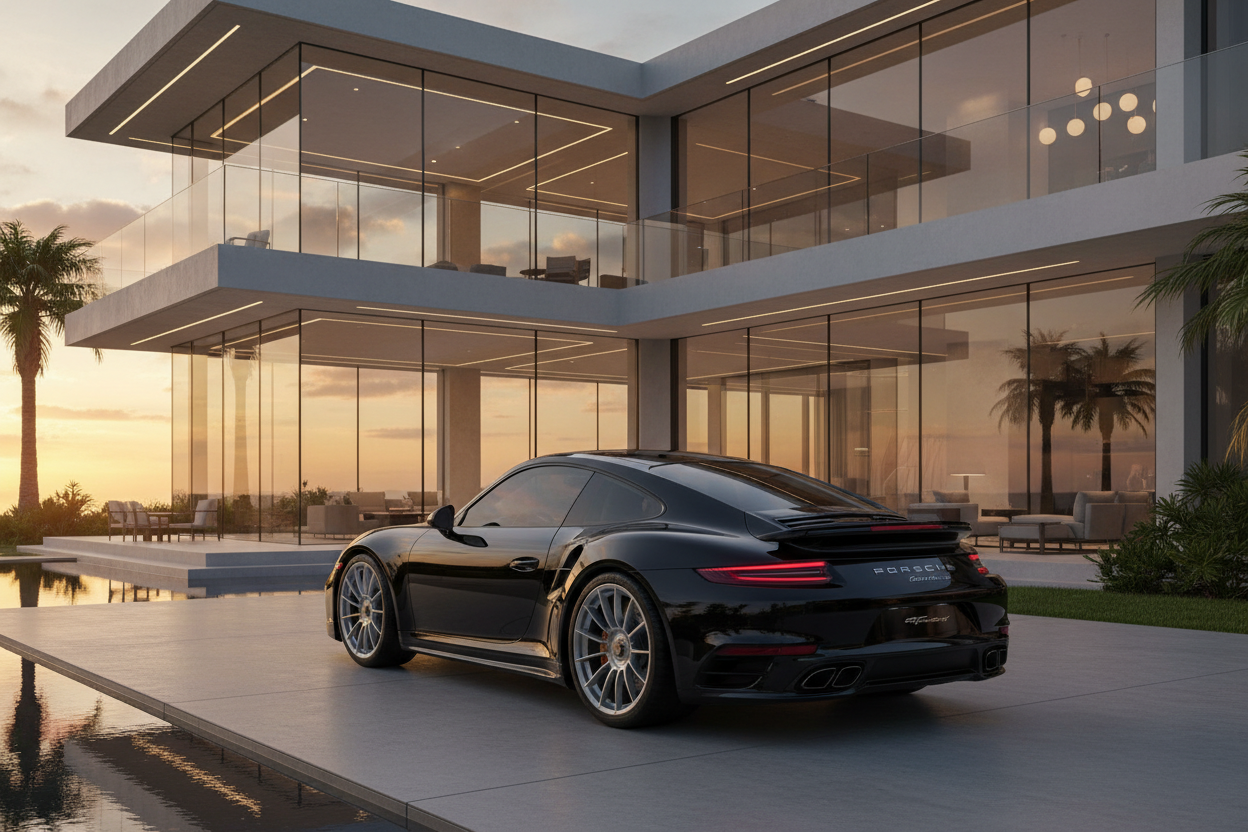 Porsche 911 Turbo S - луксозен спортен автомобил