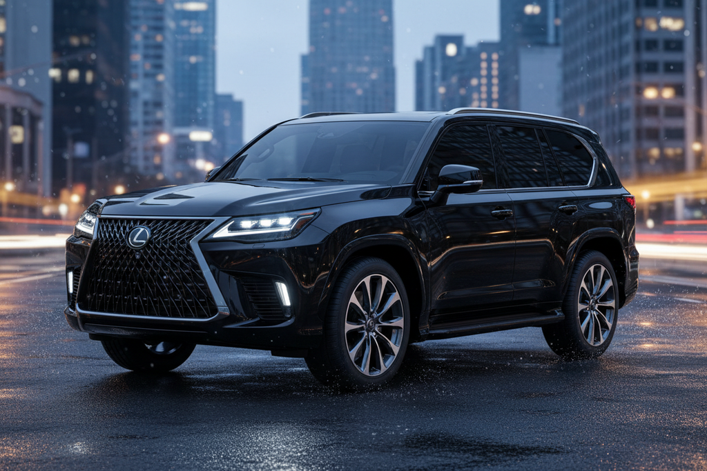 Black luxury SUV jeep