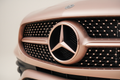 Rose gold Mercedes-Benz CLA front close-up